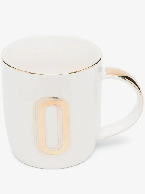Bitossi Home Tasse aus Porzellan mit Buchstabe O