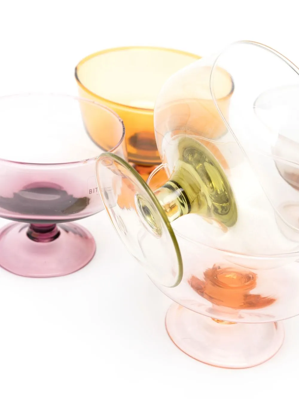 Bitossi Home Set-of-six Cocktail Glasses In 粉色