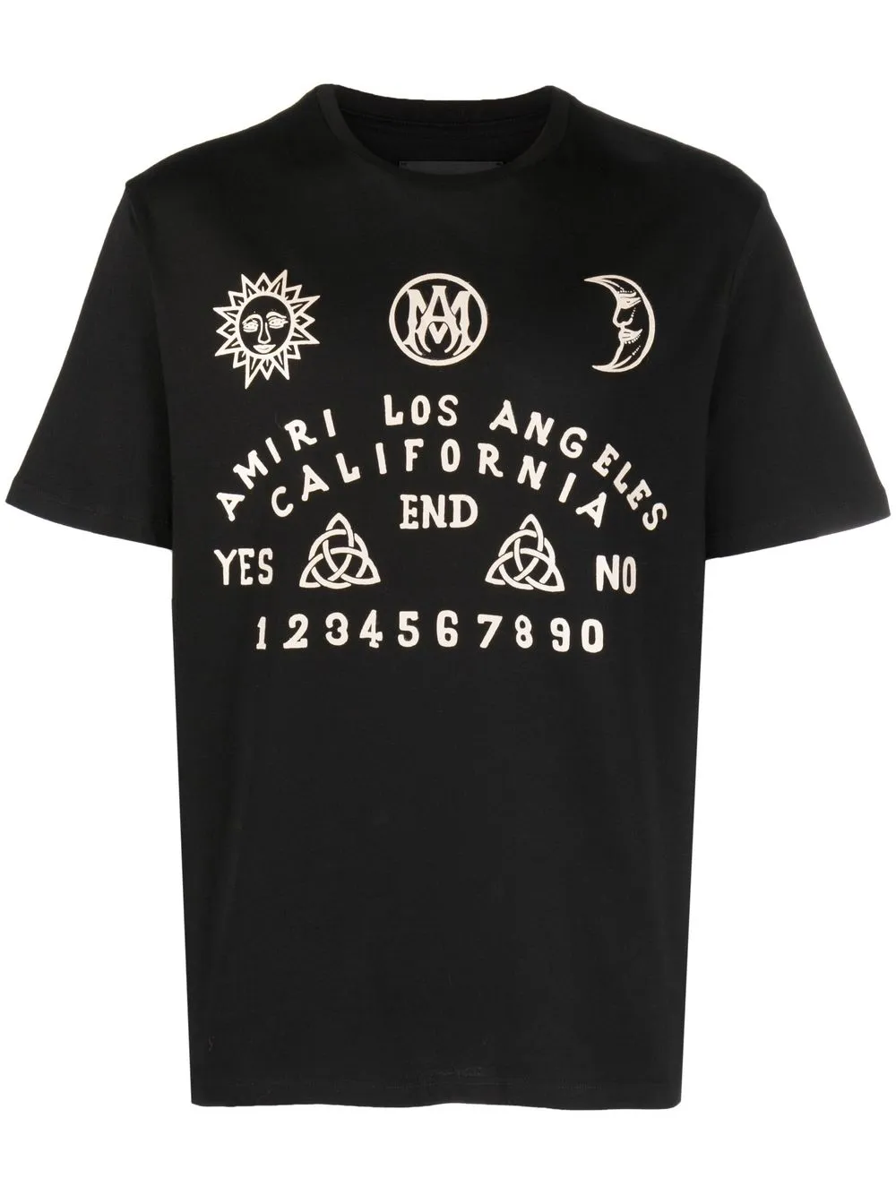 

AMIRI playera con motivo estampado - Negro