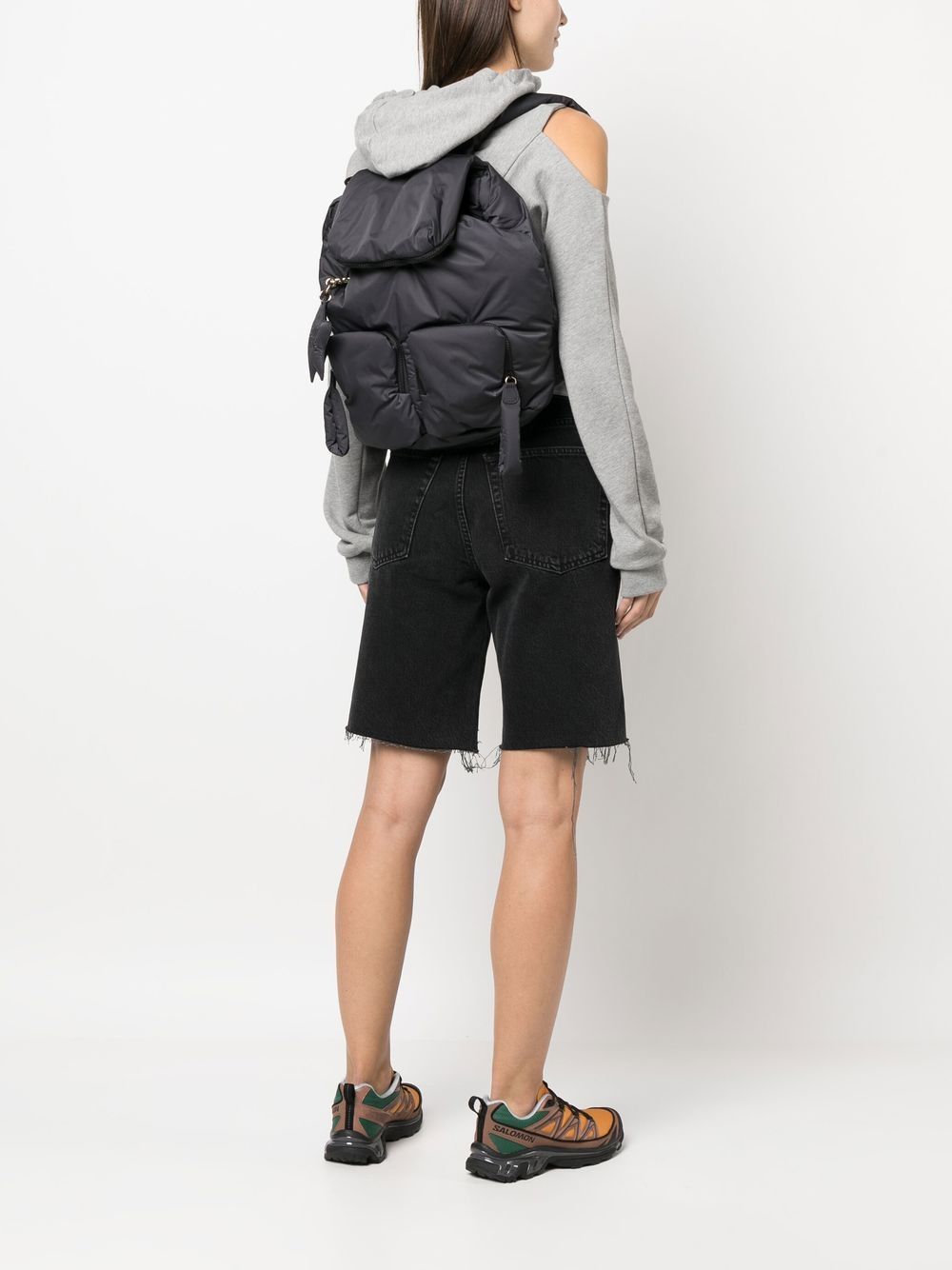 Shop See By Chloé Joy Rider Padded Backpack In Grau