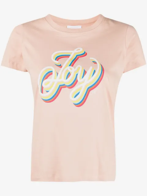 See by Chloé T-Shirt mit grafischem Print