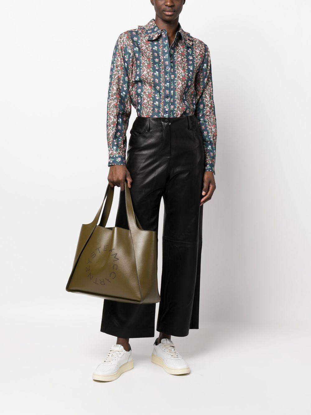 See by Chloé Blouse met ruchekraag - Blauw