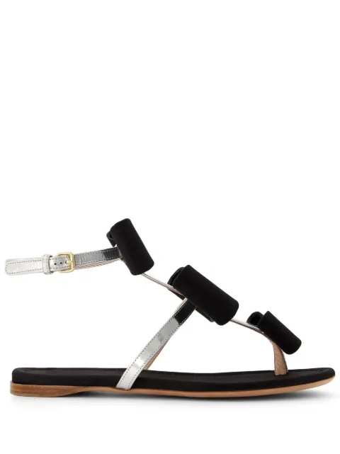 Giambattista Valli bow-detail flat sandals