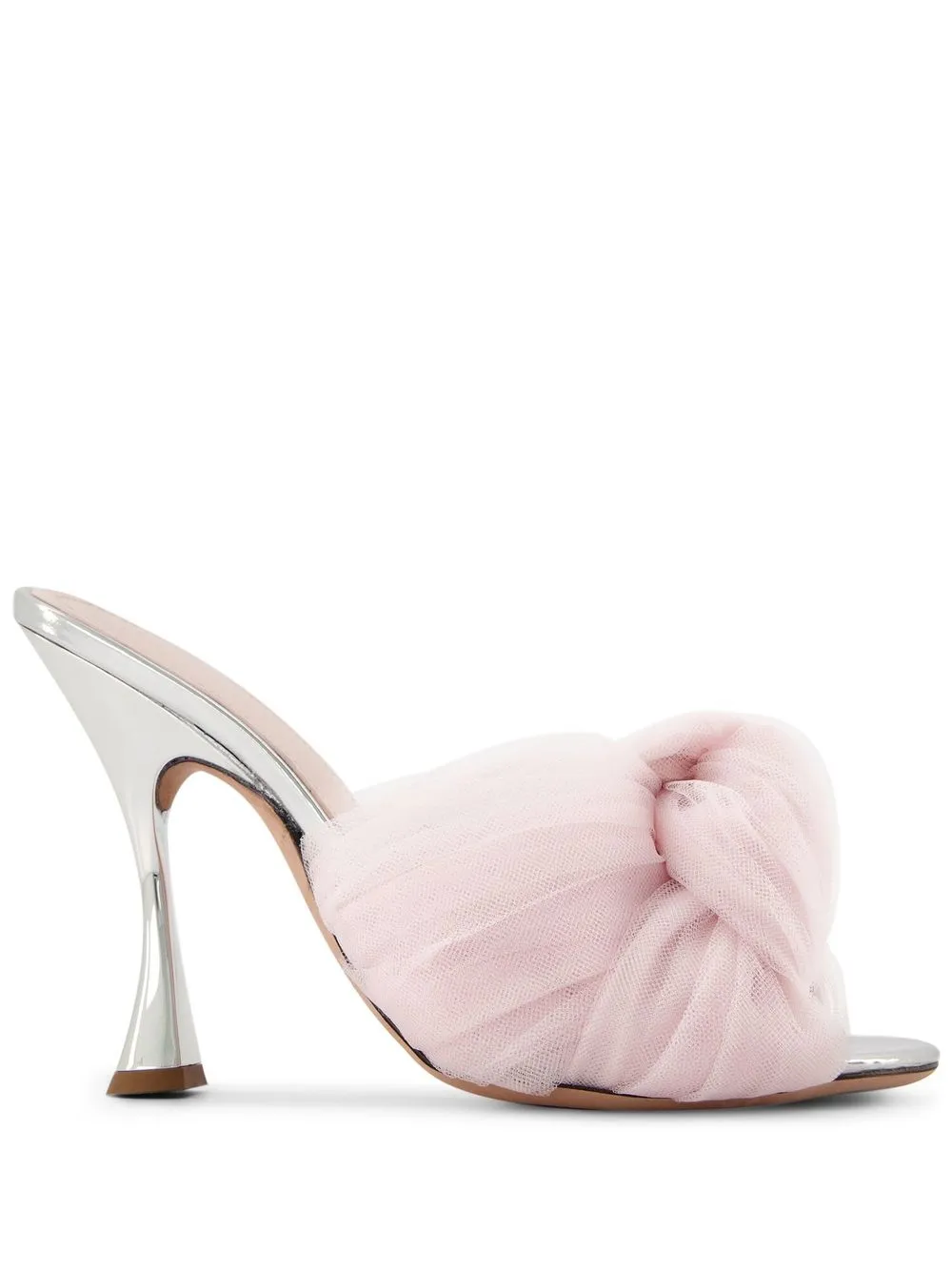 Giambattista Valli Maxi Bow 110mm mules Pink