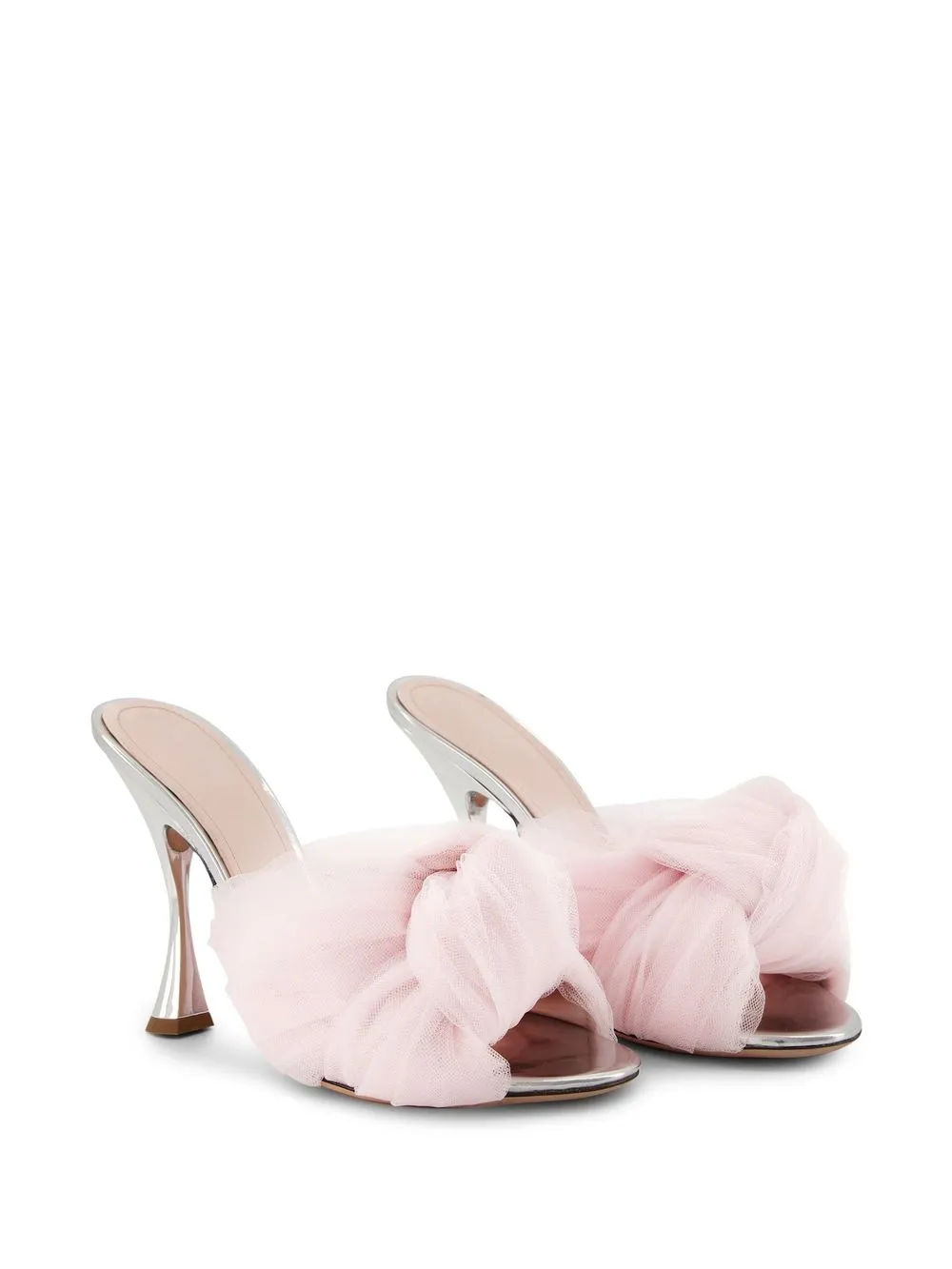 Giambattista Valli Maxi Bow 110mm mules Pink