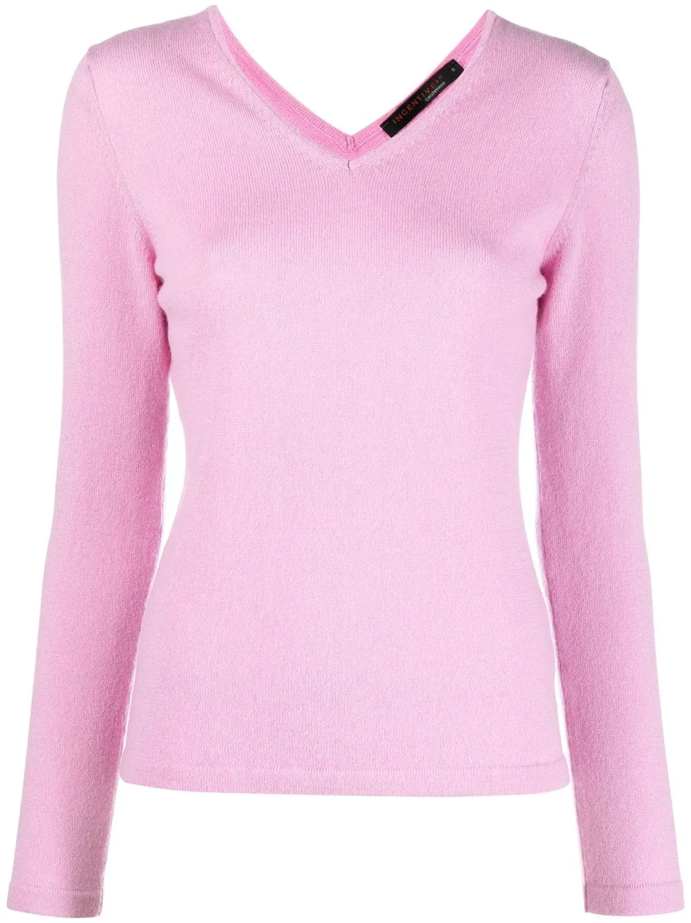 

Incentive! Cashmere v-neck cashmere jumper - Pink