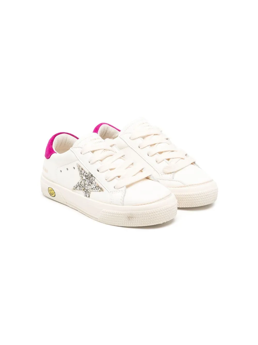 

Golden Goose Kids One Star-logo lace-up sneakers - White