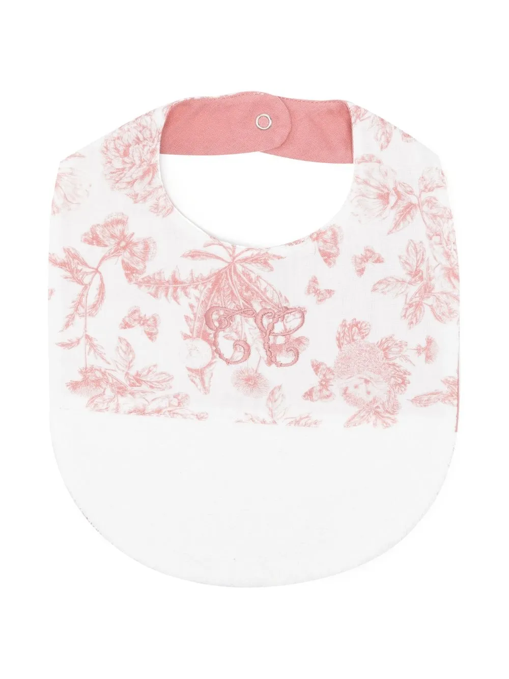 

Tartine Et Chocolat logo embroidery floral bib - Pink