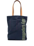 Ally Capellino logo-print tote bag - Blue