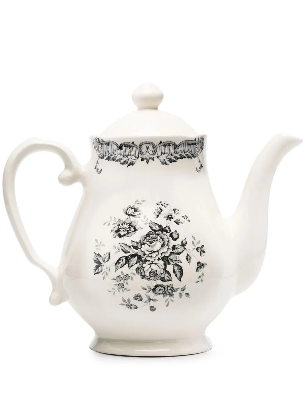 

Bitossi Home floral-print porcelain teapot - Neutrals