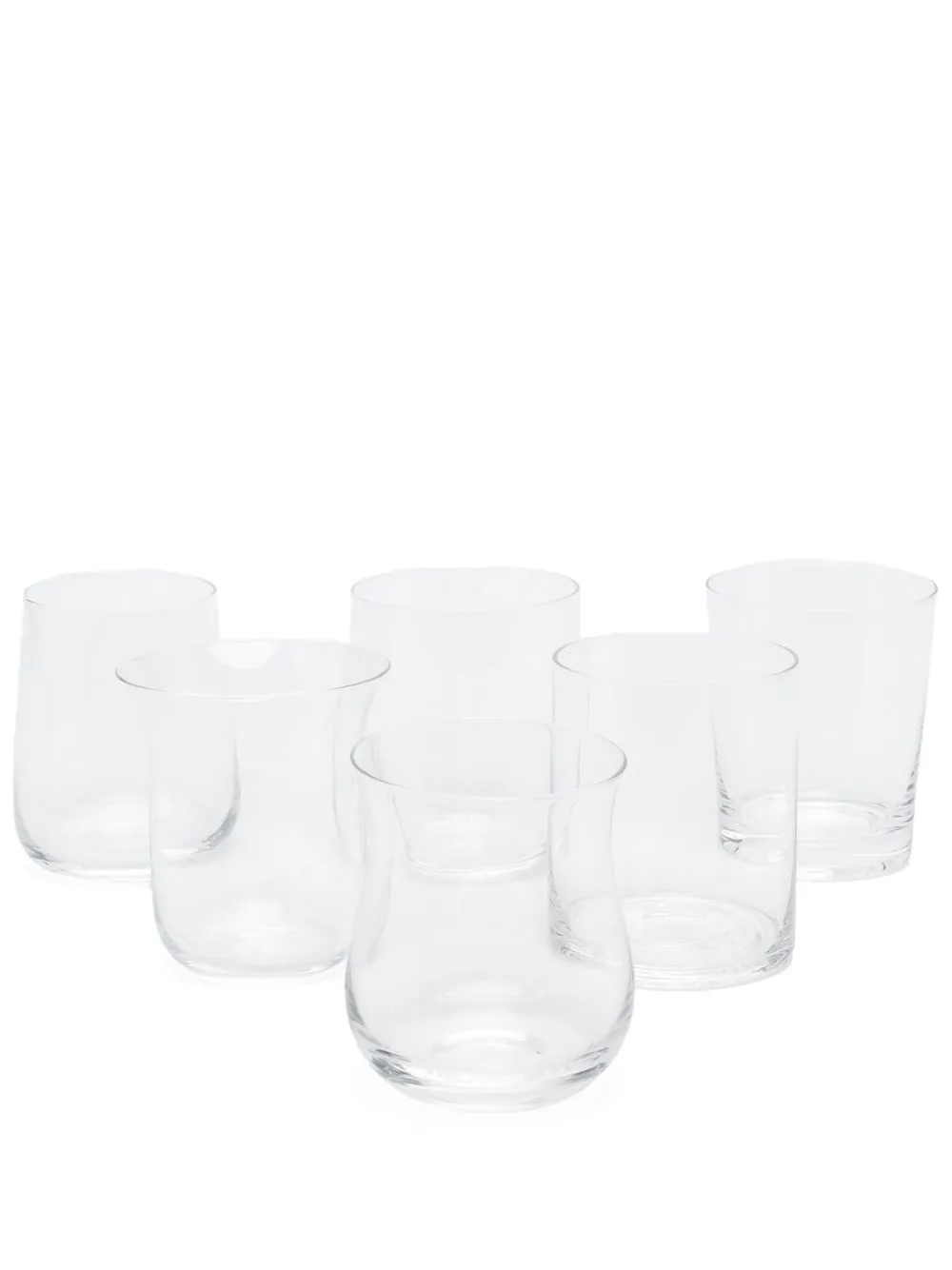 Bitossi Home Mixed Shape Tumbler Set-of-six In 白色