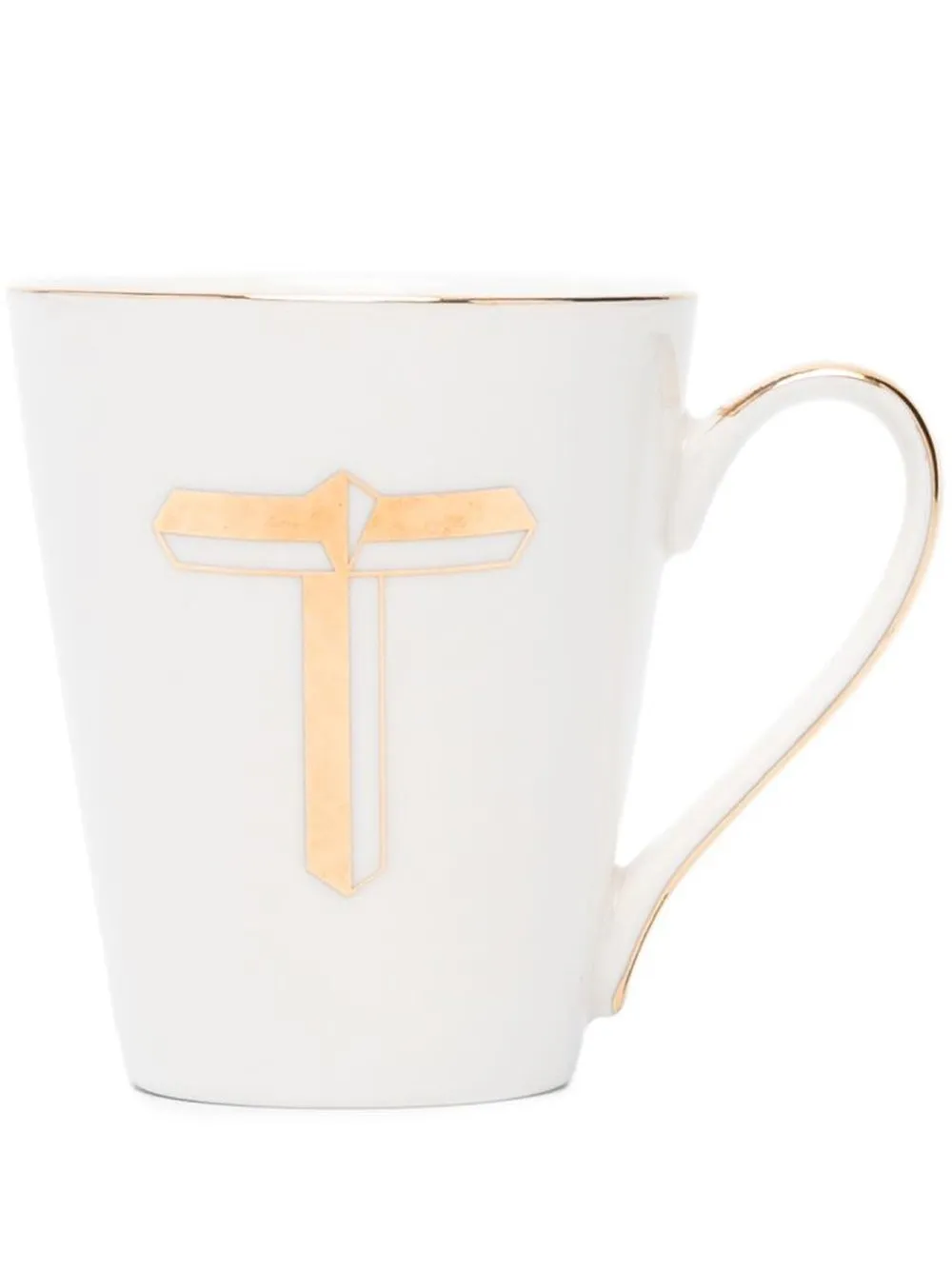 

Bitossi Home Letter-T porcelain mug - White