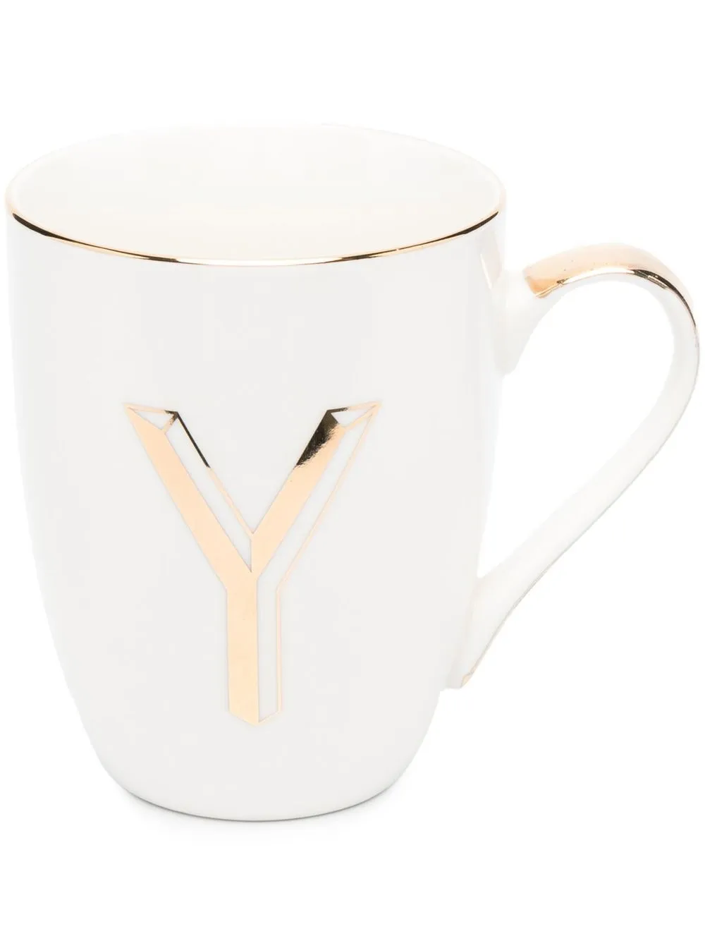 

Bitossi Home Letter-Y porcelain mug - White