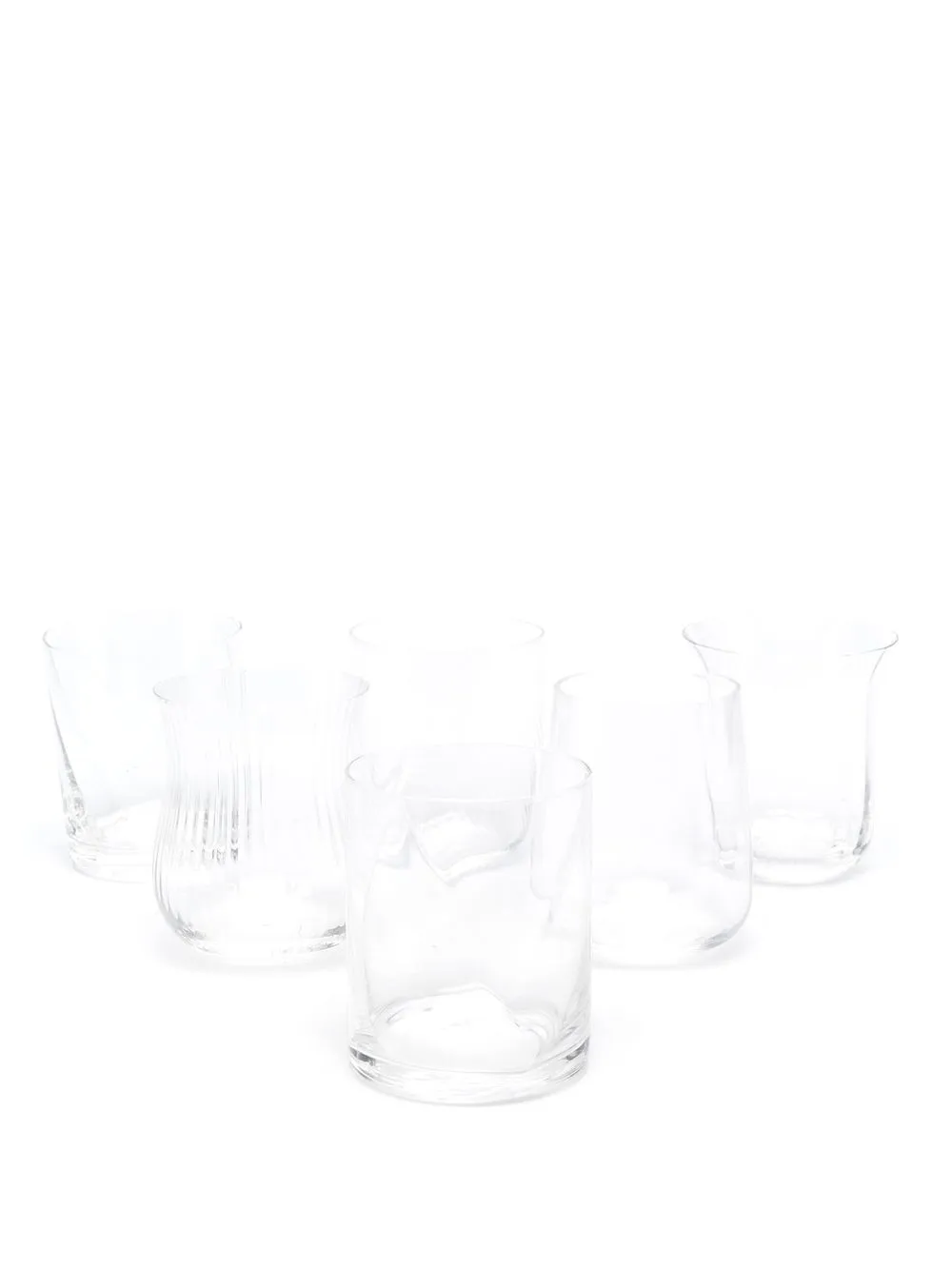 Bitossi Home Mixed Shape Tumbler Set-of-six In 白色