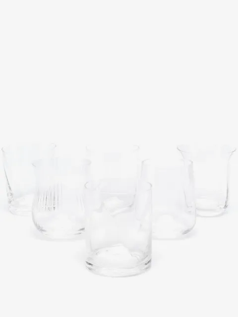 Bitossi Home mixed shape tumbler set-of-six