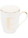 Bitossi Home Letter-E porcelain mug - White