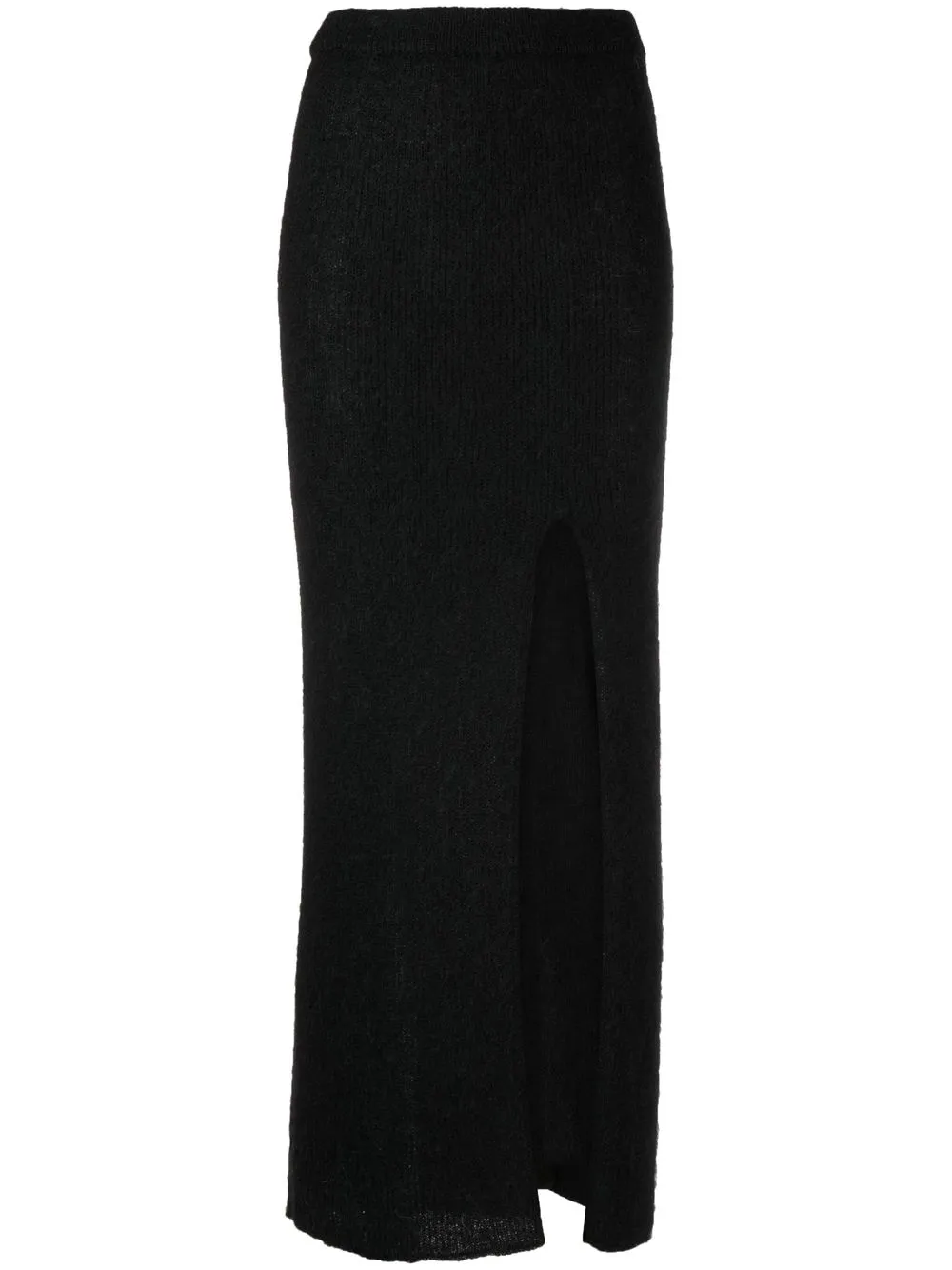 

GRETA BOLDINI midi knit skirt - Black