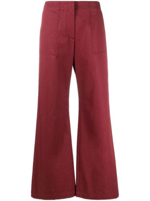 There Was One high-waisted wide-leg trousers