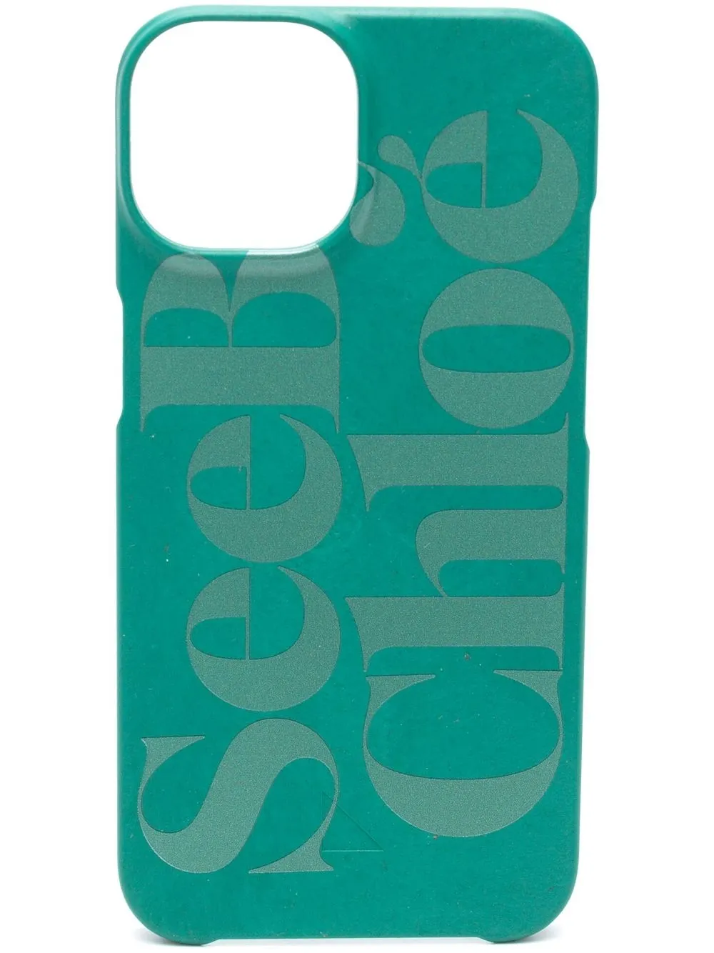 See By Chloé Logo-print Iphone 14 Phone Case In Grün