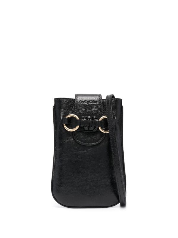 See By Chloé engraved-logo Phone Pouch - Farfetch