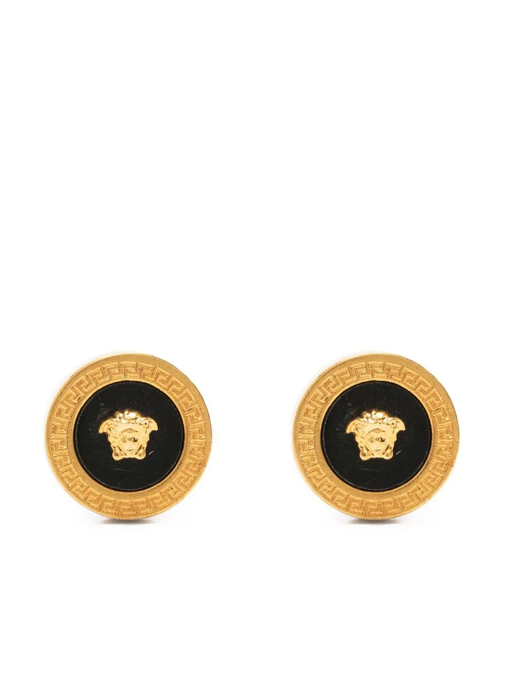 

Versace Medusa-embellished stud earrings - Gold