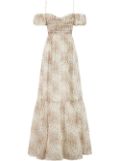 Giambattista Valli floral-print maxi dress - White