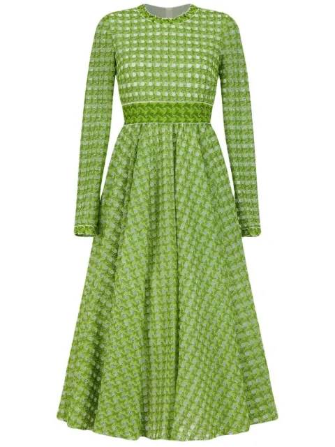 Giambattista Valli long-sleeve macramé dress