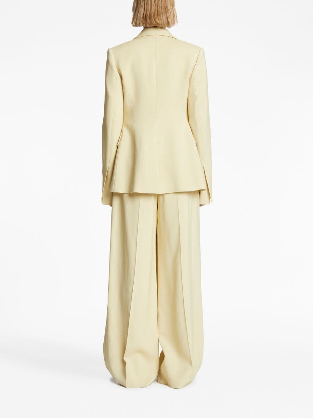 Shop Proenza Schouler Cinched Single-breasted Blazer In Yellow