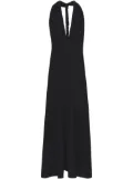 Proenza Schouler matte crepe twist back dress - Black