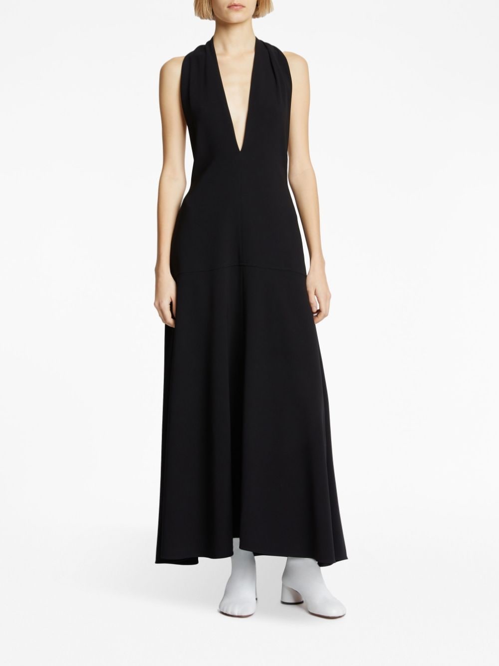 Proenza Schouler Matte Crepe Twist Back Dress Farfetch