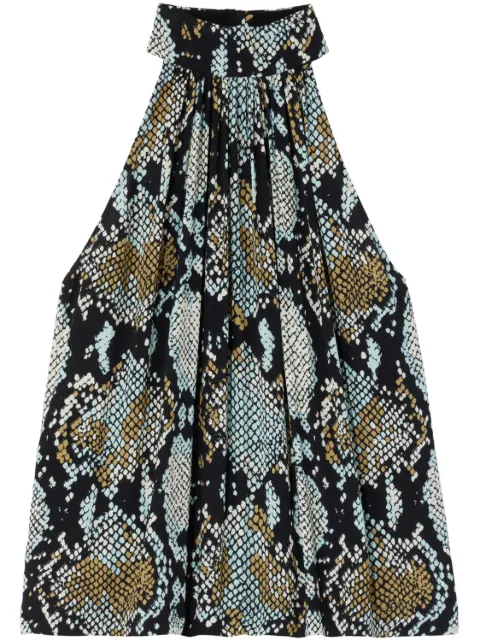 Proenza Schouler snakeskin-print sleeveless top