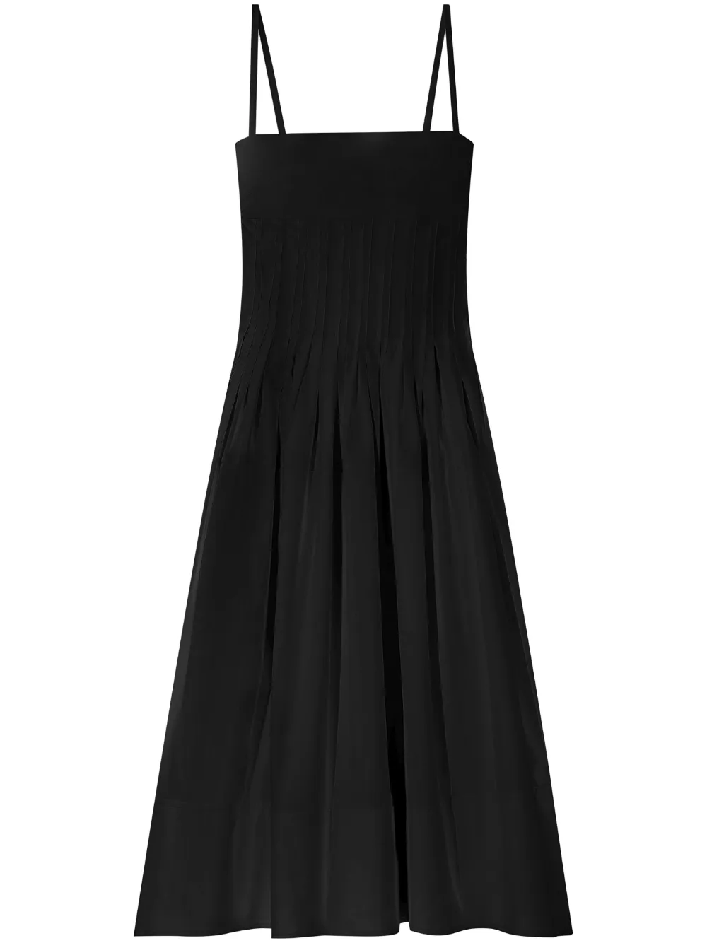 府绸中长连衣裙