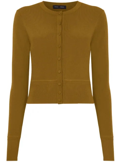 Cardigan boutonné à col rond - Proenza Schouler - Modalova