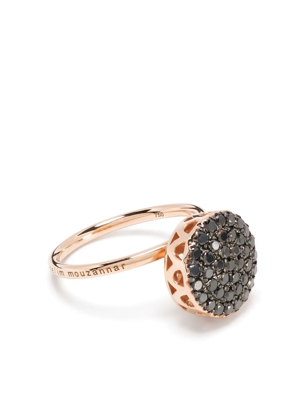 

Selim Mouzannar 18kt rose gold Beirut diamond ring