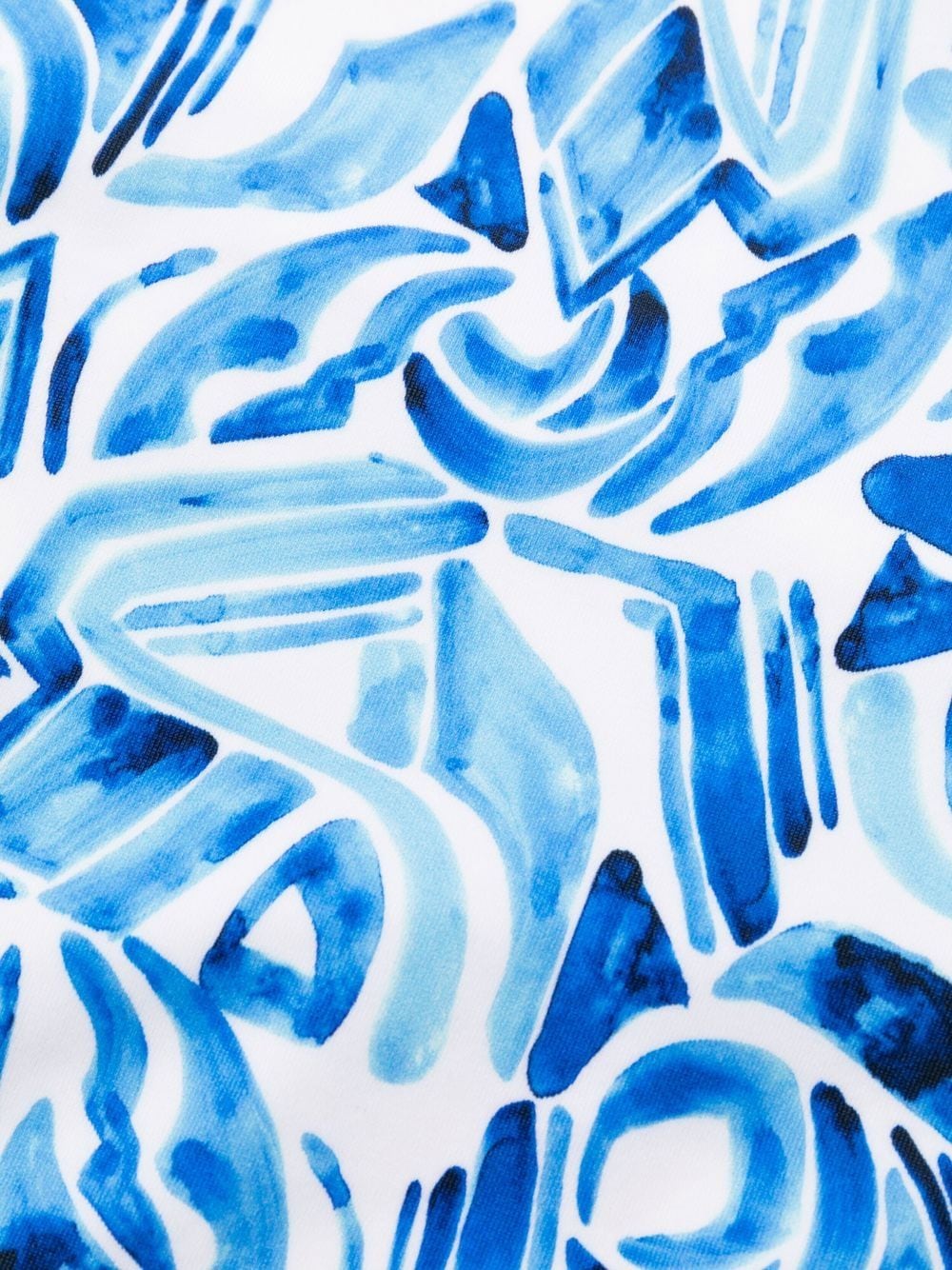 Shop Rebecca Vallance Abstract-print Bikini Bottoms In Blue