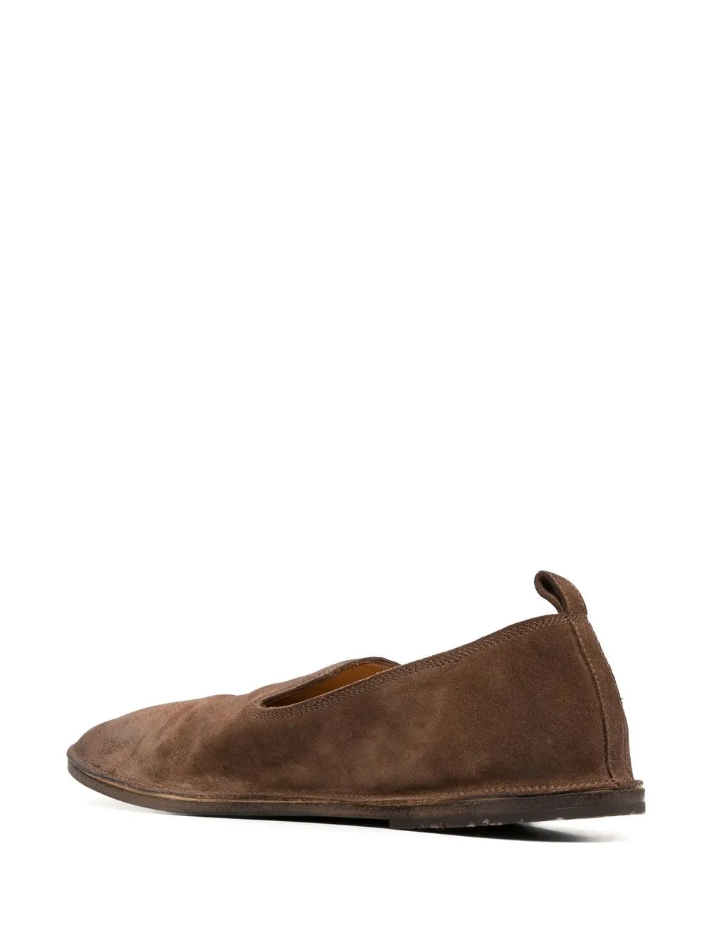 Shop Marsèll Strasacco Suede Loafers In Brown