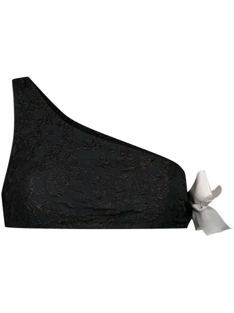 Giambattista Valli one-shoulder bow-detail bikini