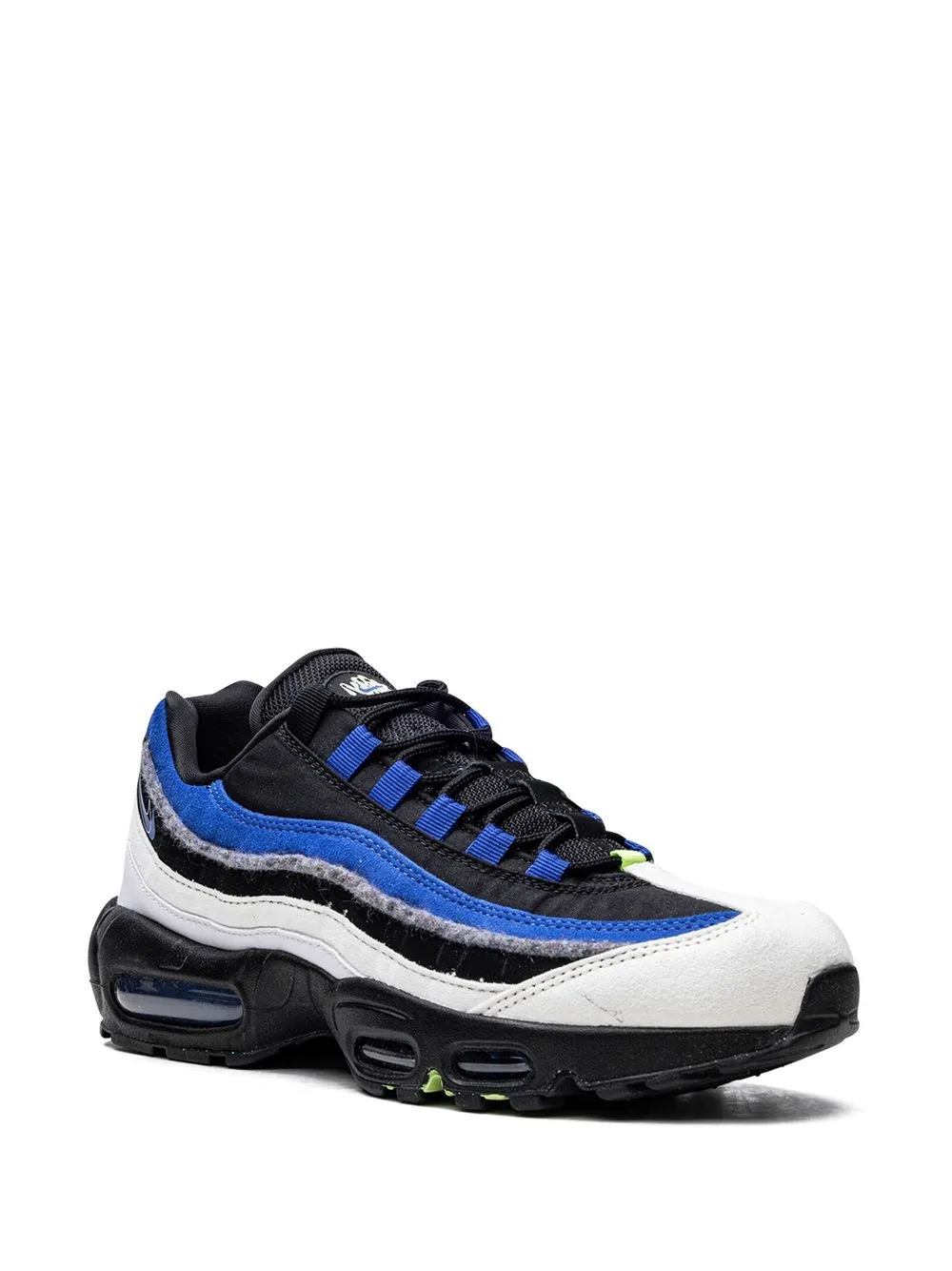 Size 8M - NEW Nike Air Max 95 'Double Swoosh - Black Game Royal