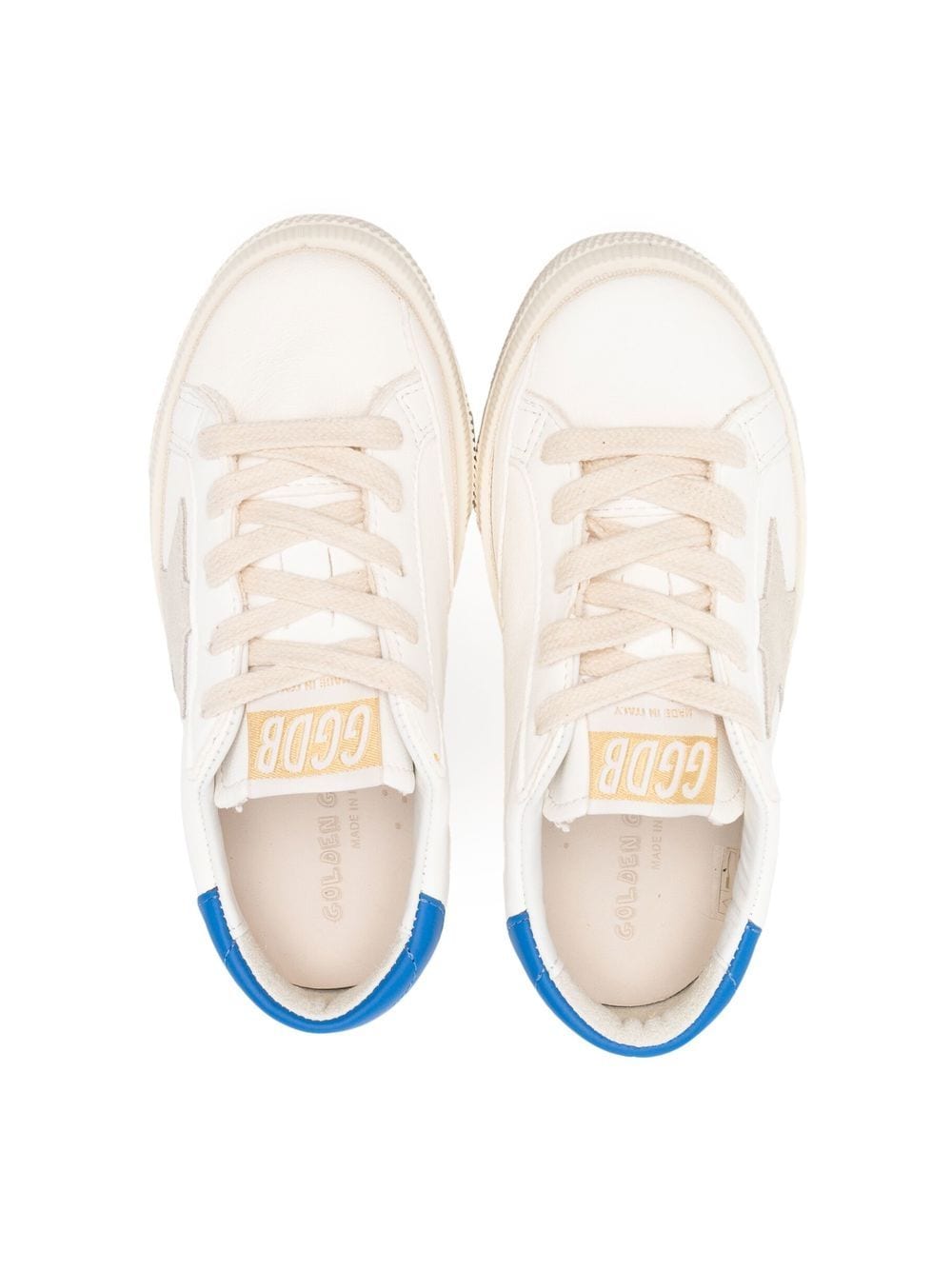 Shop Golden Goose One Star-logo Lace-up Sneakers In Neutrals