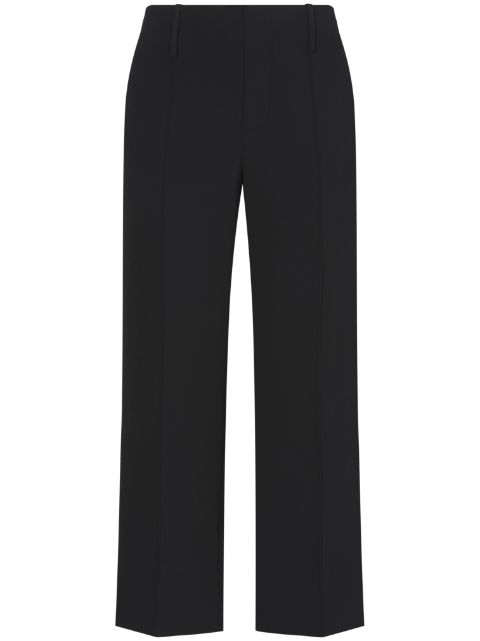 Proenza Schouler mid-rise crepe cropped trousers Women