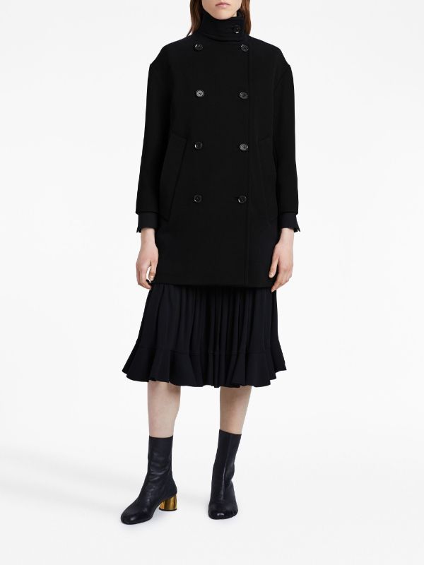 Proenza Schouler high neck mid length Peacoat Farfetch