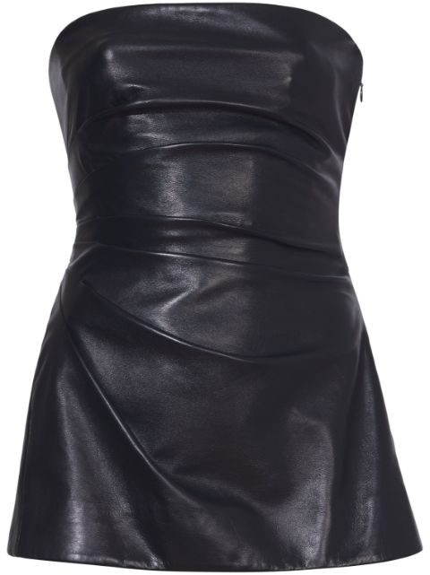 Proenza Schouler leather strapless top Women