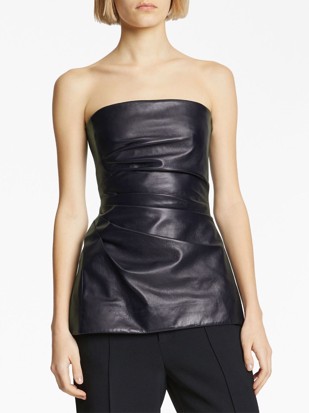 Proenza Schouler leather strapless top Women