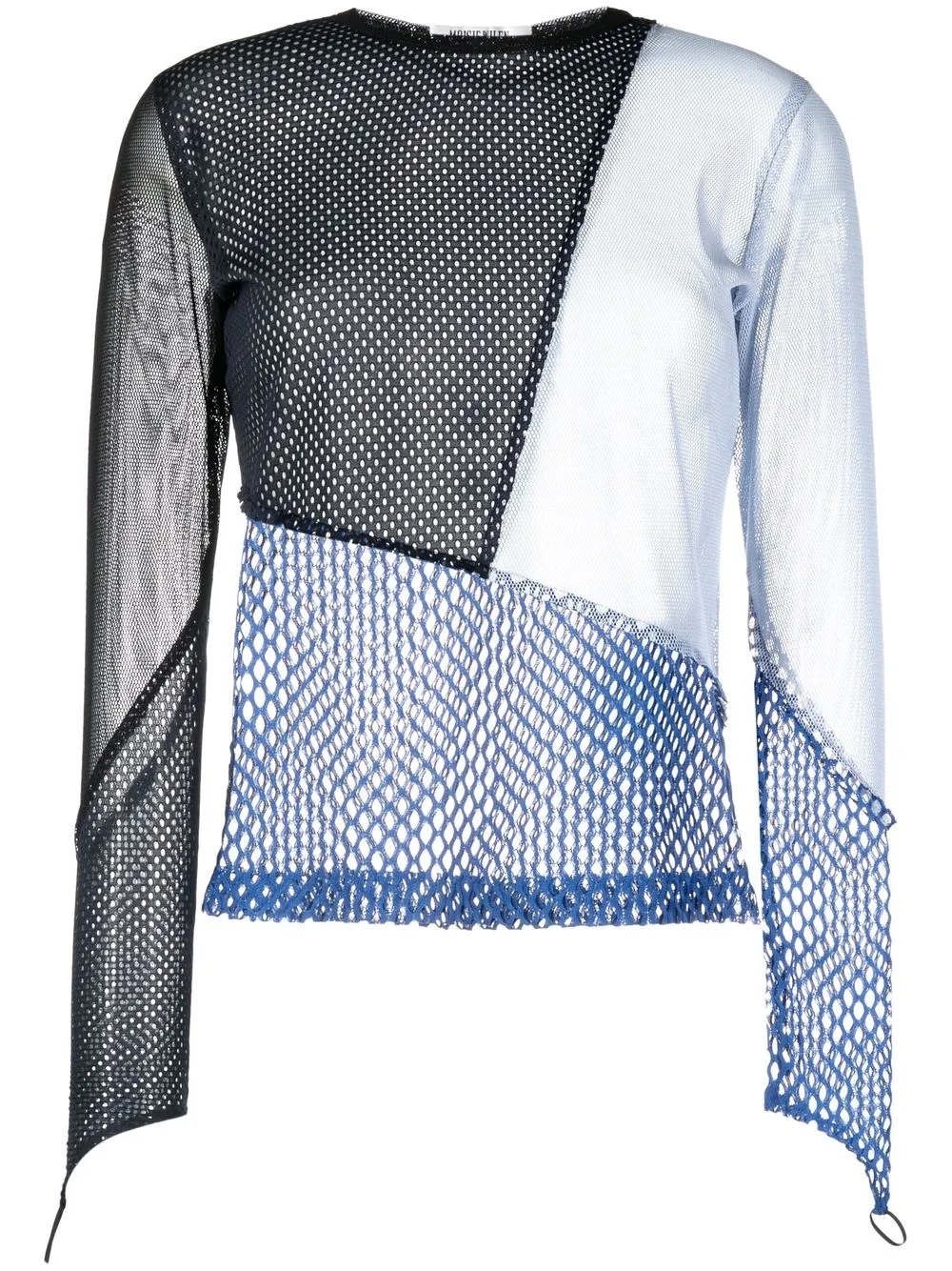 

Maisie Wilen Angler mesh-panel top - Blue