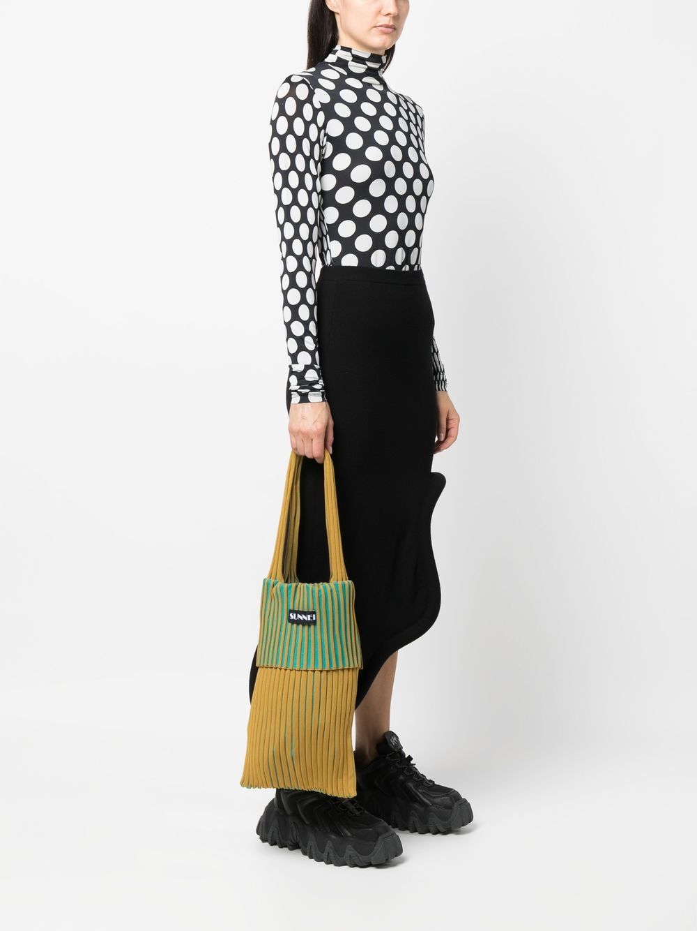 Sunnei Ribbed Jersey Tote Bag - Farfetch