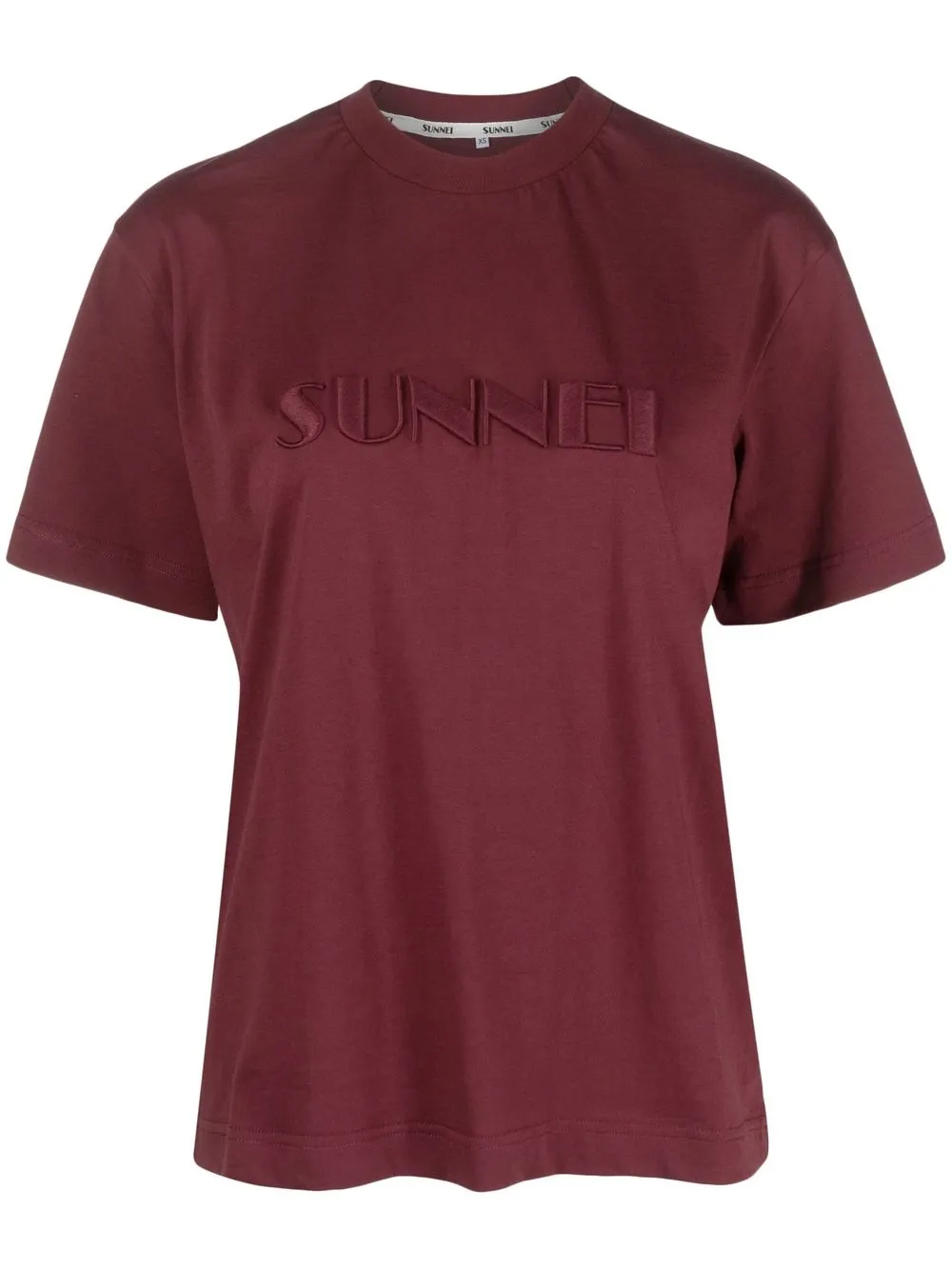 

Sunnei logo-embroidered cotton T-shirt