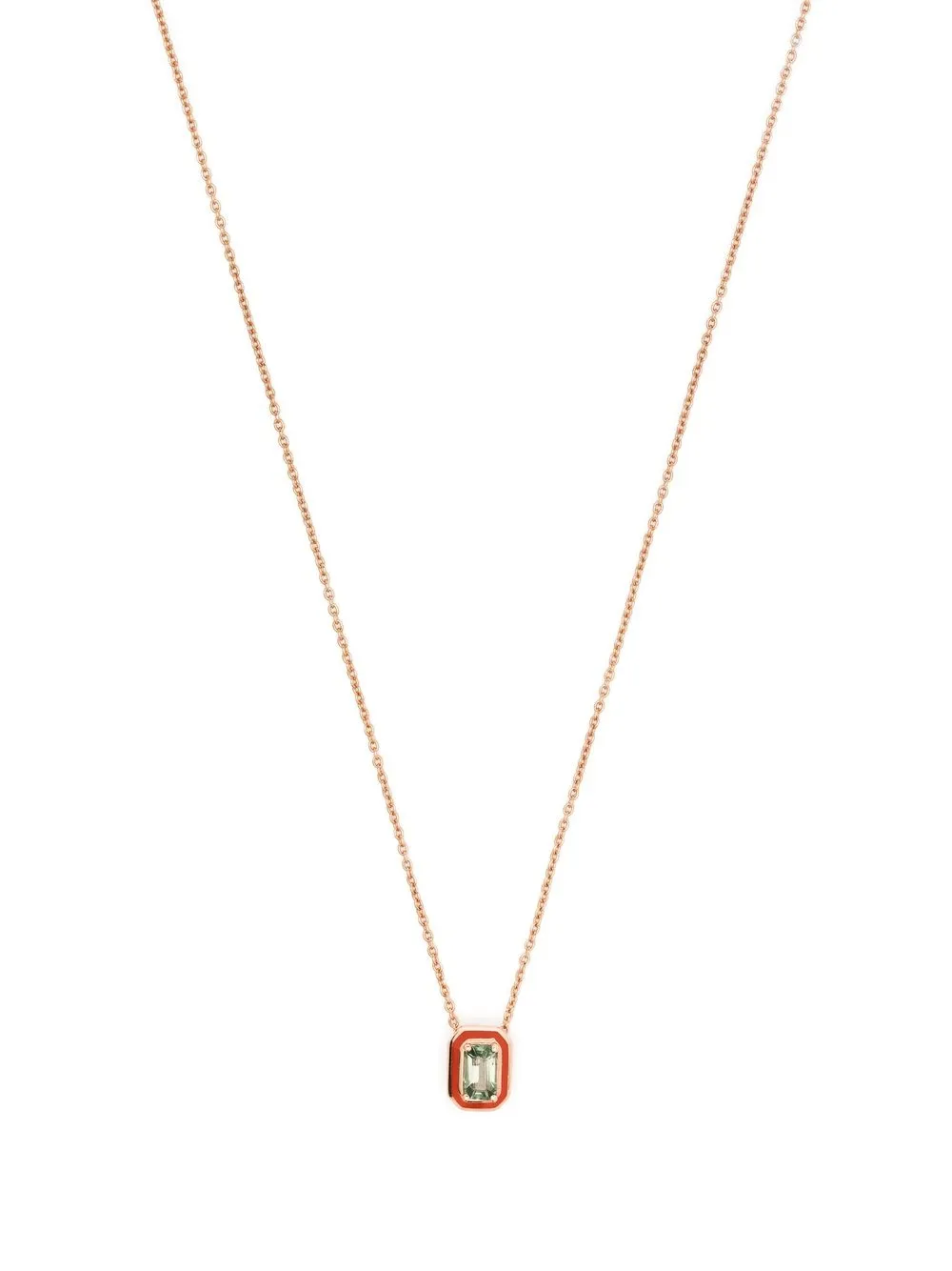 

Selim Mouzannar 18kt rose gold Mina sapphire necklace