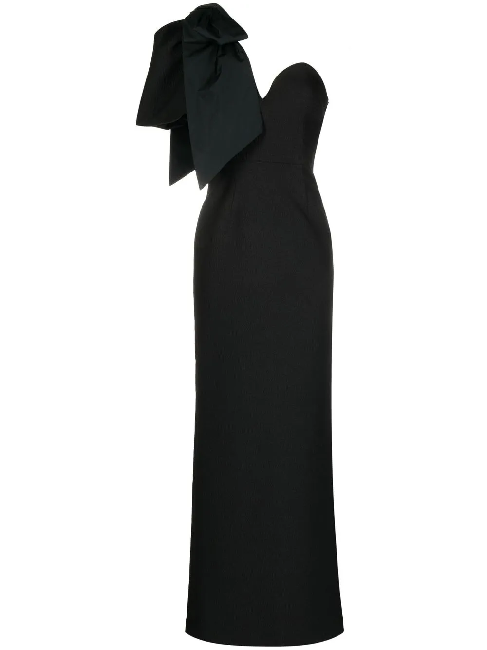 

Rebecca Vallance Cecily bow-detail gown - Black