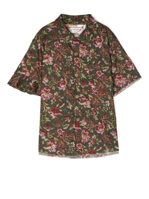 By Walid x Kindred floral-print short-sleeve shirt