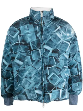 Emporio armani reversible down padded jacket hotsell